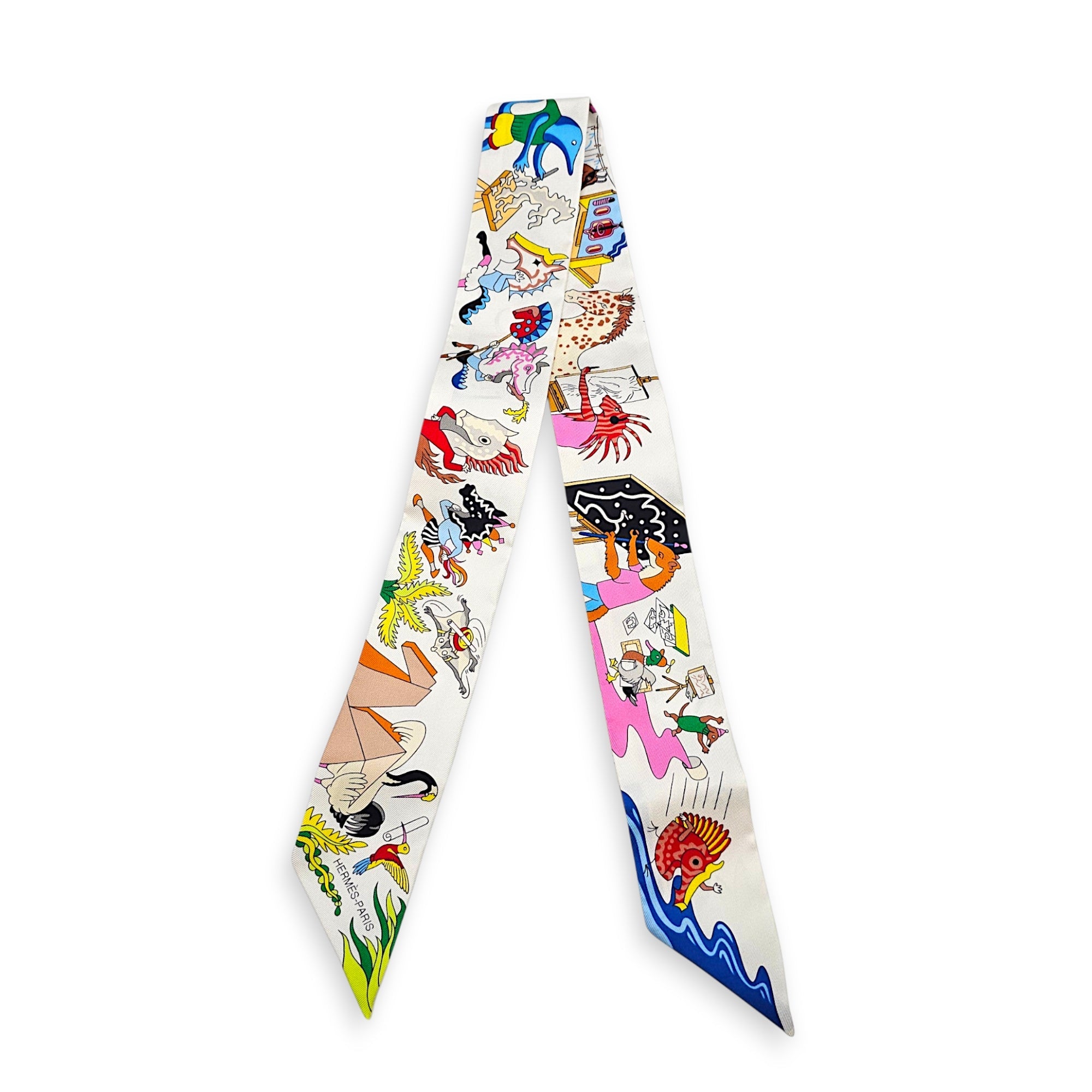 Academia Hippica Multi Twilly in Silk CL2608-023044 2