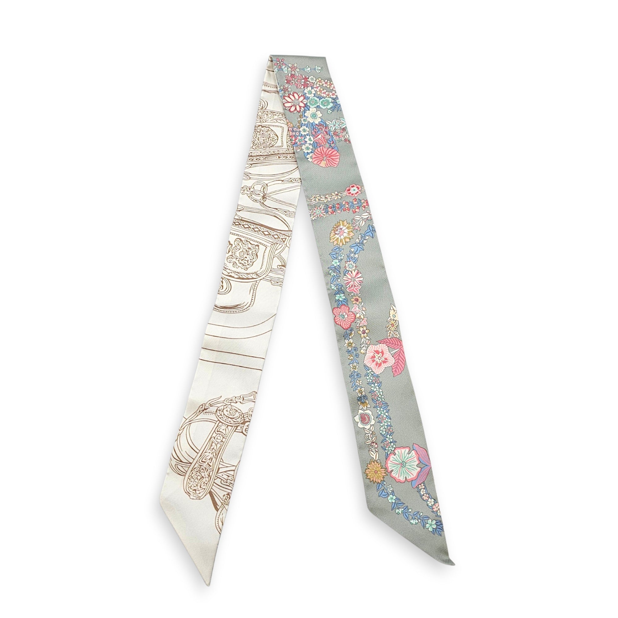 Brides de Gala en Fleurs Gris/Blanc Twilly in Silk CL2608-023045 2