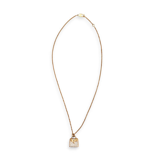 Amulettes Kelly Pendant, 38 Diamonds, 0.39 Carat Necklace in Rose Gold Hardware