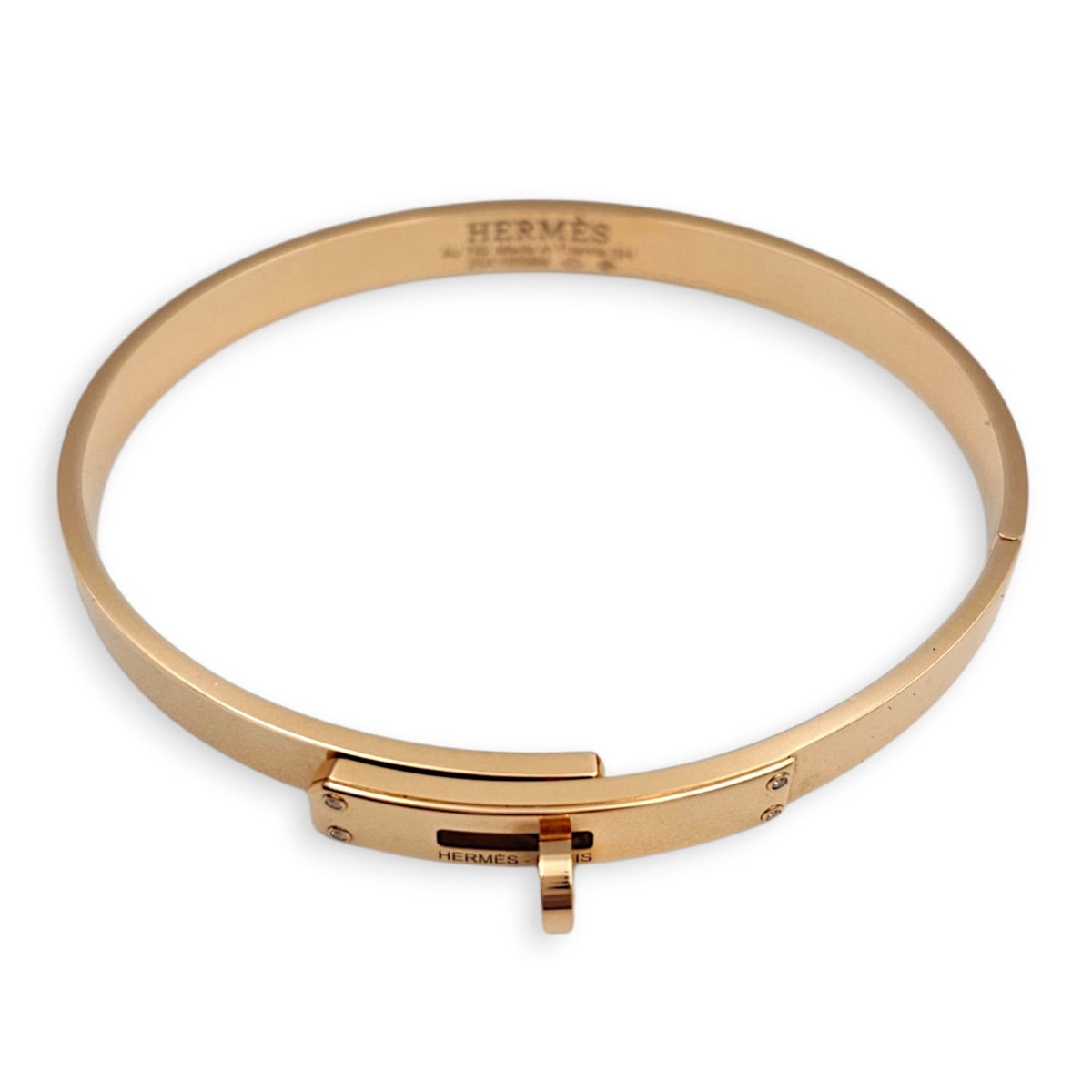 Kelly PM, 4 Diamonds, 0.02 Carat SH Bracelet in Rose Gold Hardware