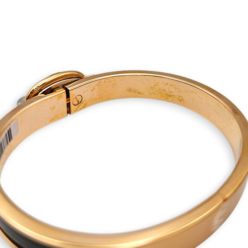 Mini Clic Chaine d'ancre bracelet PM Noir Bracelet Rose Gold hardware