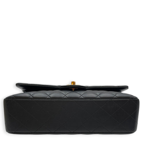 Classic Double Flap Medium Black Shoulder Bag in Lambskin Gold hardware CL2608-023060 5