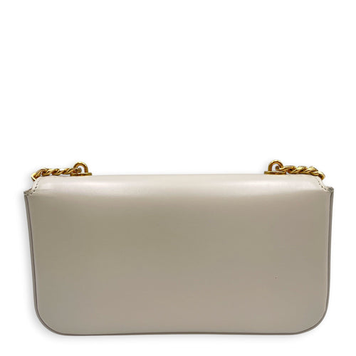 Triomphe 20cm  Grey Shoulder Bag in Calfskin Gold hardware CL2608-023061 2