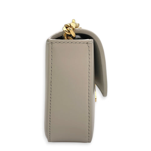Triomphe 20cm  Grey Shoulder Bag in Calfskin Gold hardware CL2608-023061 3