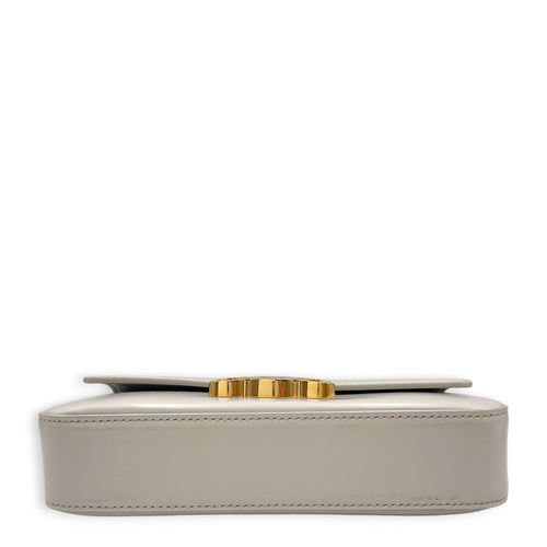 Triomphe 20cm  Grey Shoulder Bag in Calfskin Gold hardware CL2608-023061 5