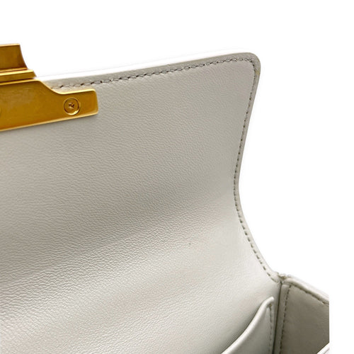 Triomphe 20cm  Grey Shoulder Bag in Calfskin Gold hardware CL2608-023061 7