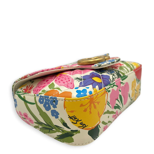 GG x Ken Scott Marmont  Multi-colour Shoulder Bag in Calfskin Gold hardware CL2608-023064 9