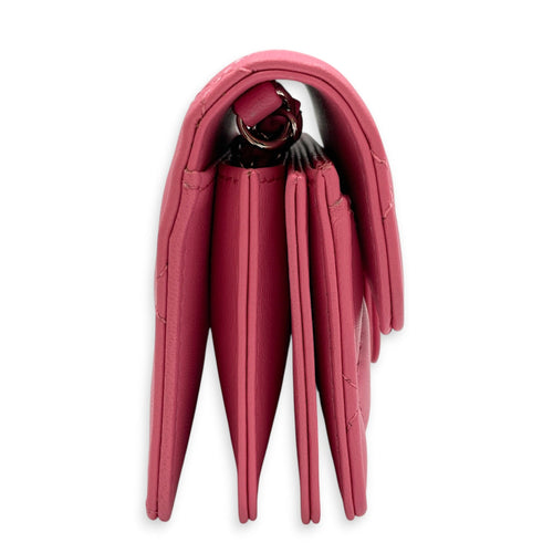 Classic Pink Wallet in Lambskin Silver hardware CL2608-023066 4