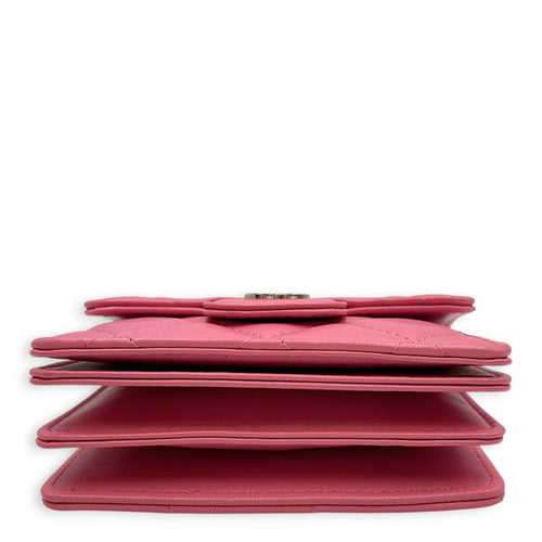 Classic Pink Wallet in Lambskin Silver hardware CL2608-023066 6