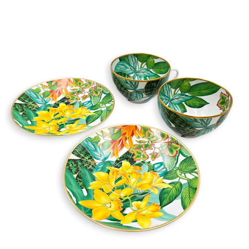 Passifolia Breakfast Tea Cup & saucer set Multi-colour Homeware Gold hardware CL2608-023068 1