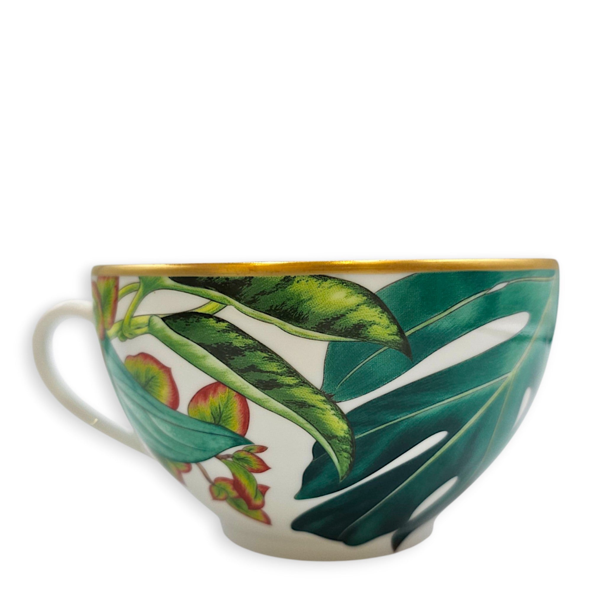 Passifolia Breakfast Tea Cup & saucer set Multi-colour Homeware Gold hardware CL2608-023068 6