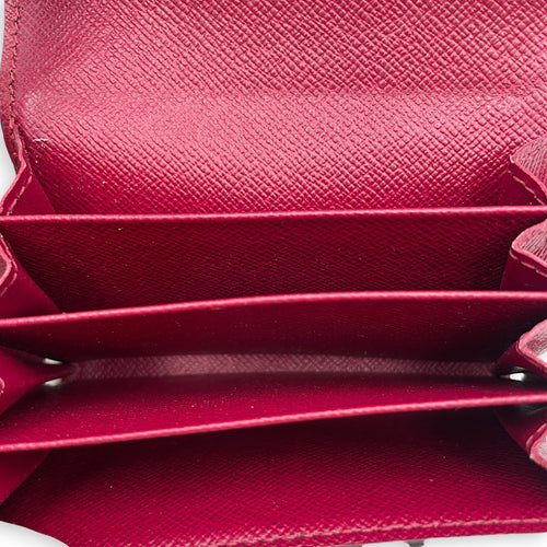 Victorine Pink Card Holder in Monogram Coated Canvas Gold hardware CL2608-023084 6