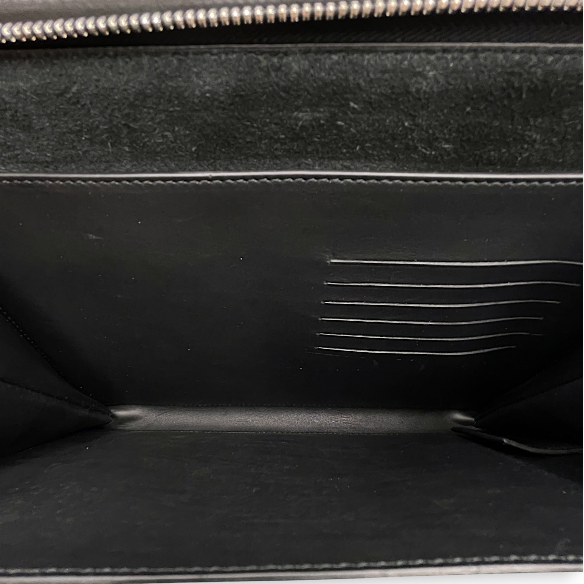 Intrecciato Black Clutch in Nappa Leather Silver hardware CL2608-023085 6