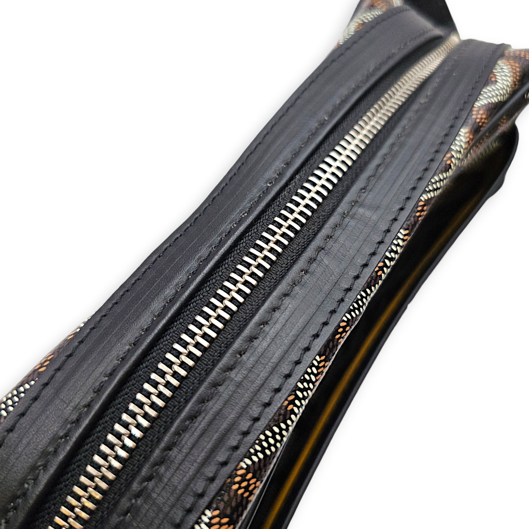 Cap Vert PM Black Crossbody Bag in Coated Canvas Silver hardware CL2608-023088 10
