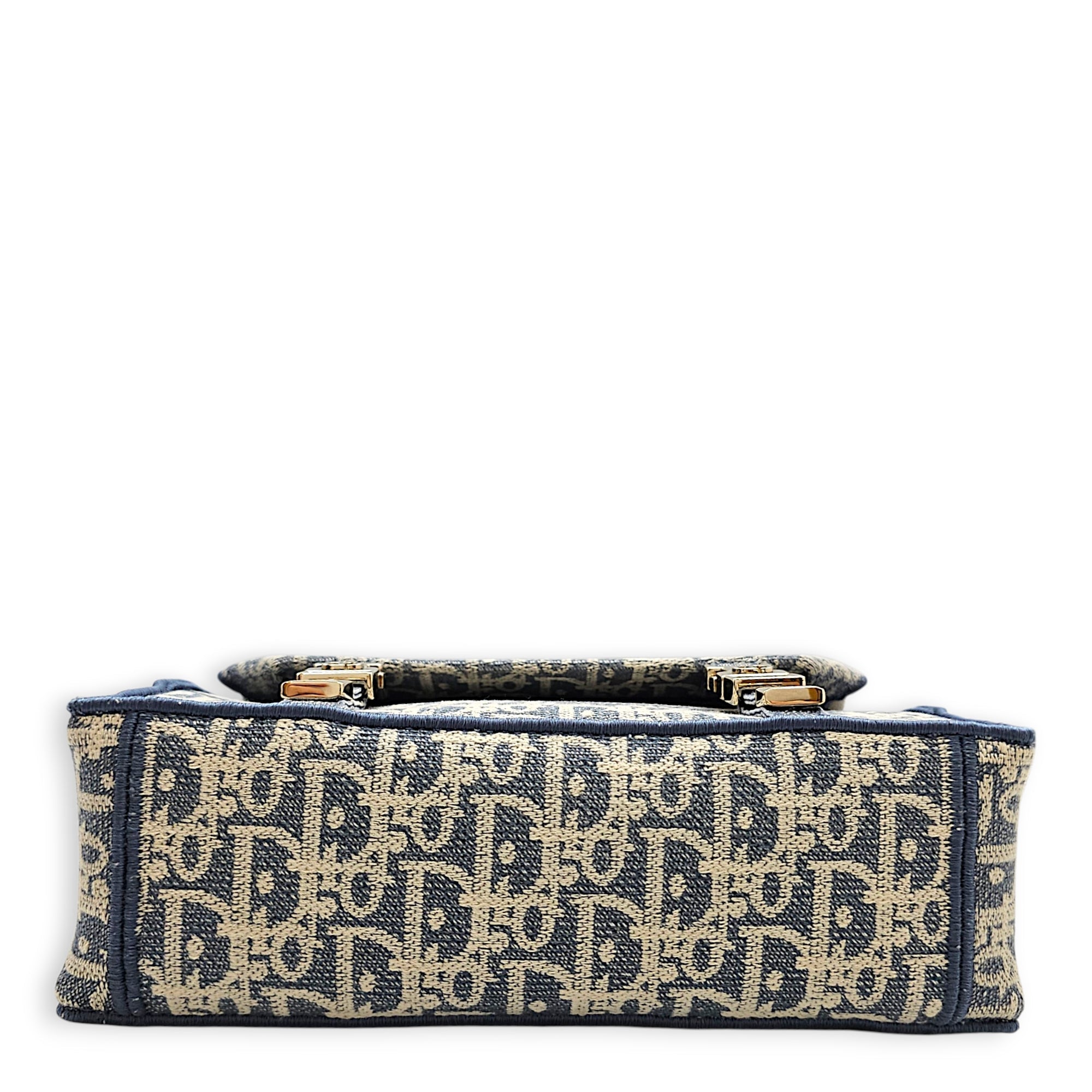 Diorcamp Blue Dior Oblique Shoulder Bag in Jacquard Gold hardware CL2608-023089 5