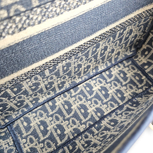 Diorcamp Blue Dior Oblique Shoulder Bag in Jacquard Gold hardware CL2608-023089 6