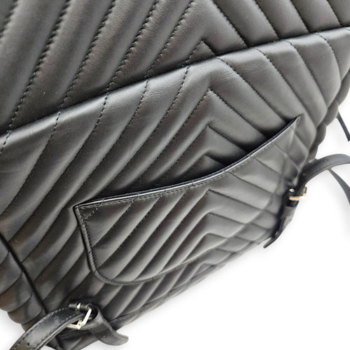 Urban Spirit Medium Black Backpack in Lambskin Silver hardware CL2608-023093 10