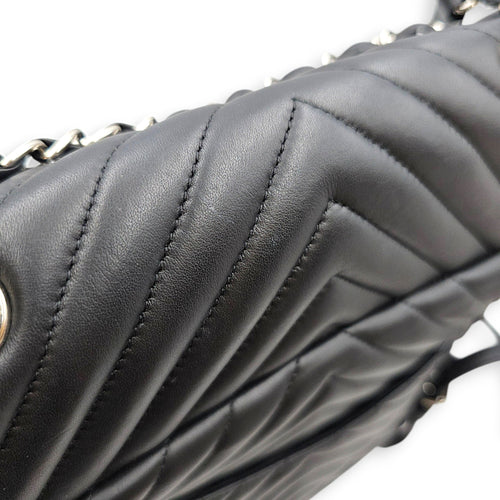 Urban Spirit Medium Black Backpack in Lambskin Silver hardware CL2608-023093 9