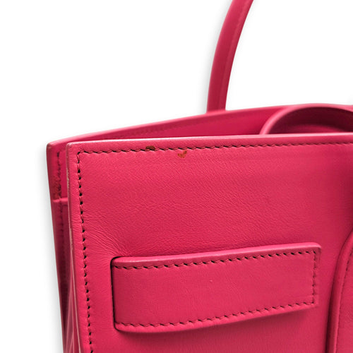 Sac de Jour 30cm Fuchsia Shoulder Bag in Calfskin Gold hardware CL2608-023094 11