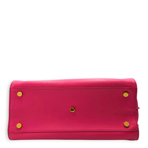 Sac de Jour 30cm Fuchsia Shoulder Bag in Calfskin Gold hardware CL2608-023094 5