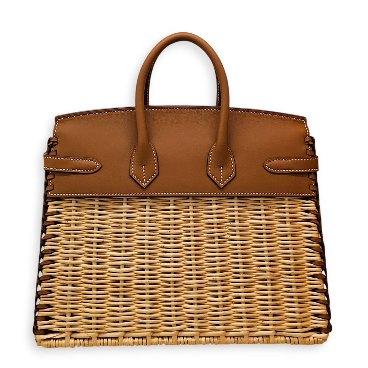 Birkin Picnic 25 Gold in Swift/Osier Palladium hardware