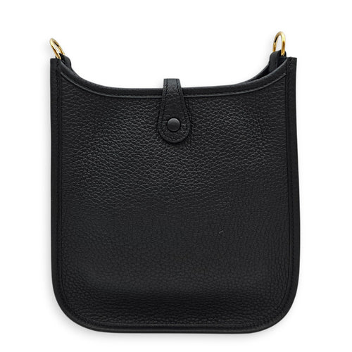 Evelyne Mini Noir in Clemence Gold hardware