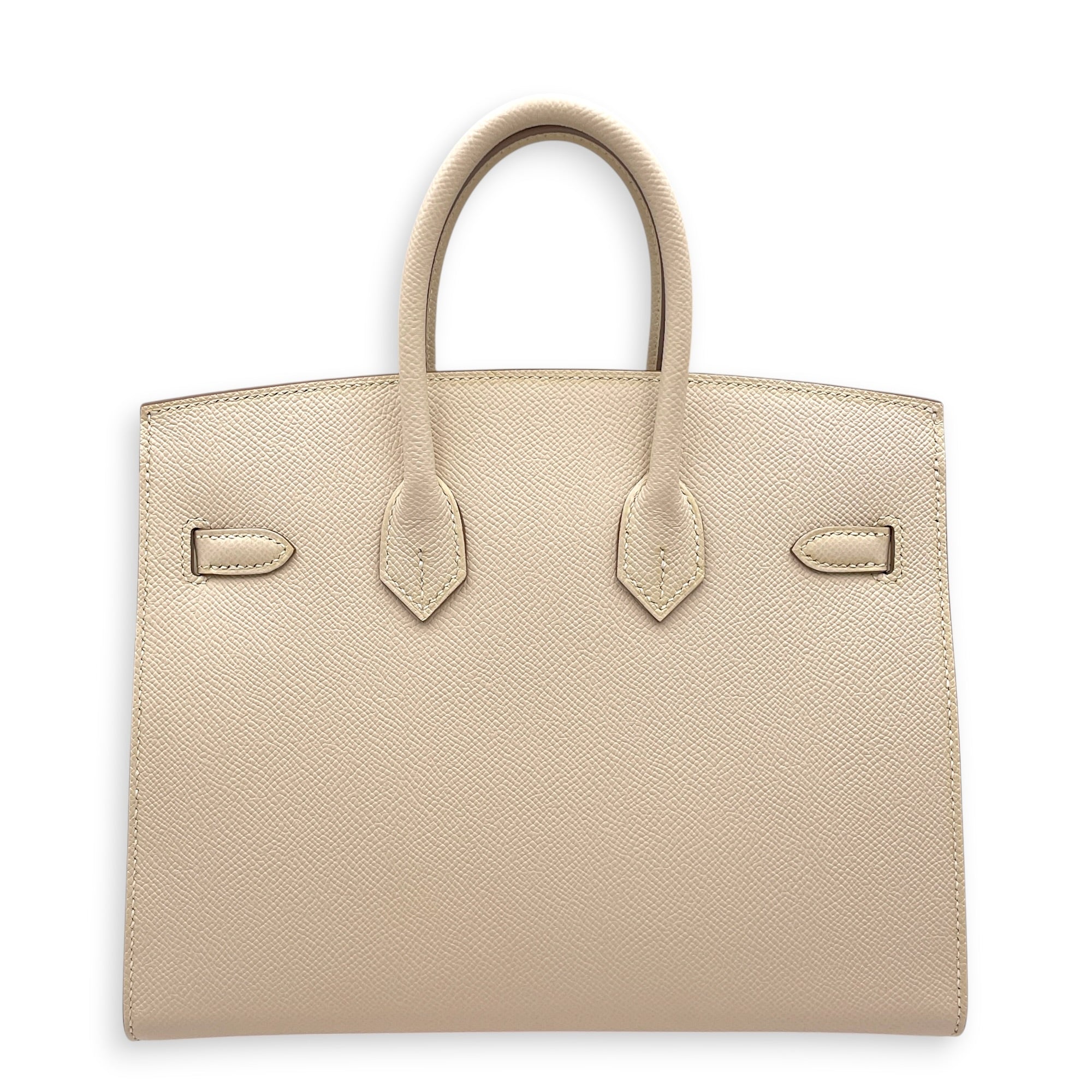 Sellier Birkin 25 Craie in Epsom Gold hardware CL2608-023101 2