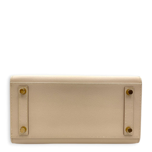 Sellier Birkin 25 Craie in Epsom Gold hardware CL2608-023101 5