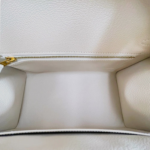 Sellier Birkin 25 Craie in Epsom Gold hardware CL2608-023101 6