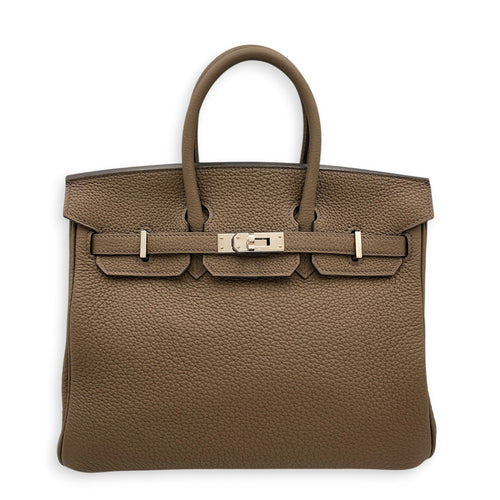 Birkin 25 Toundra in Togo Palladium hardware CL2608-023102 1