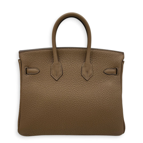 Birkin 25 Toundra in Togo Palladium hardware CL2608-023102 2