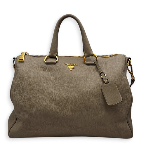 VItello Daino  38cm  Grey Shoulder Bag in Calfskin Gold hardware CL2608-023104 1
