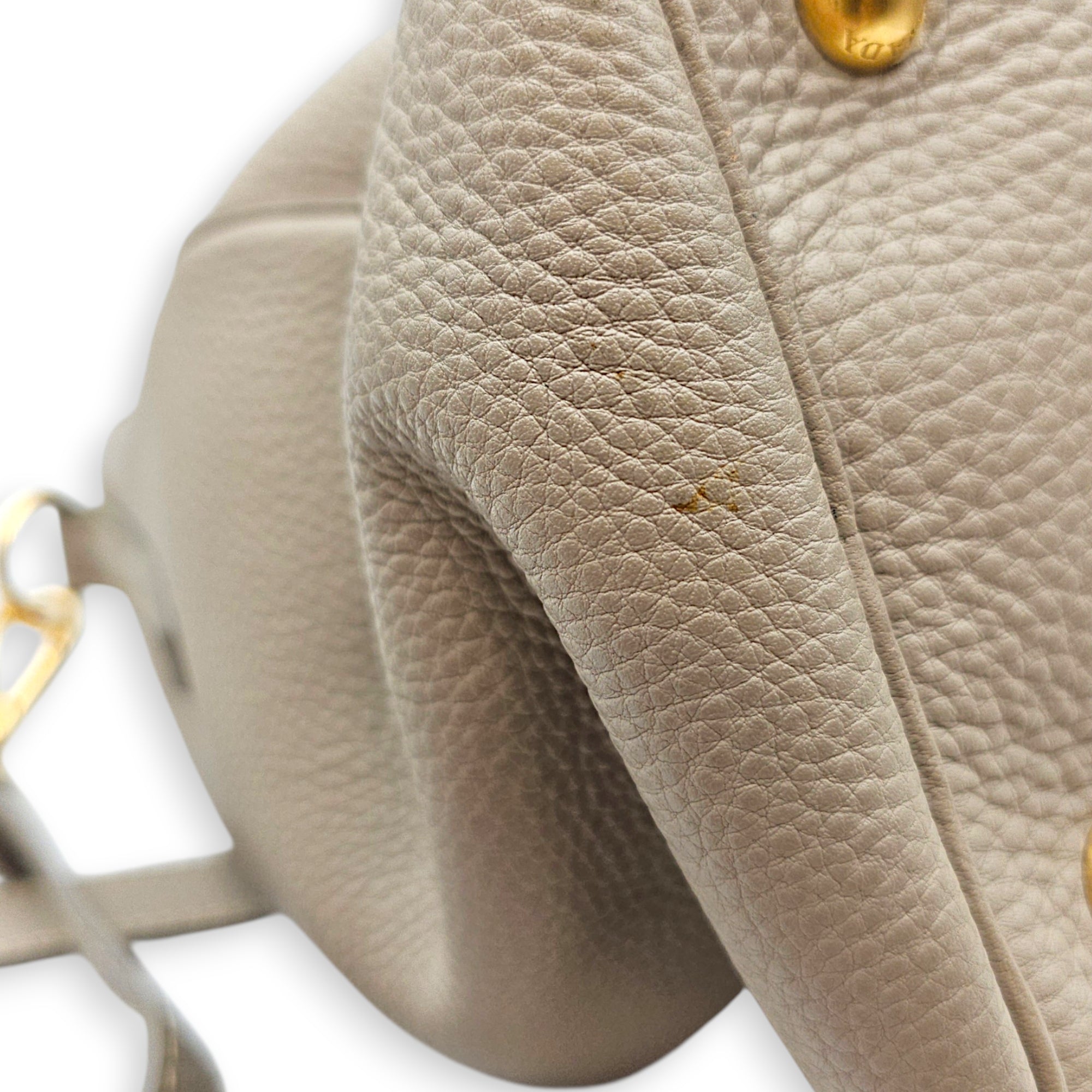 VItello Daino  38cm  Grey Shoulder Bag in Calfskin Gold hardware CL2608-023104 14