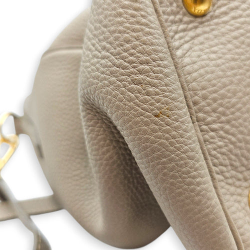 VItello Daino  38cm  Grey Shoulder Bag in Calfskin Gold hardware CL2608-023104 14