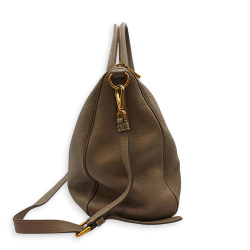 VItello Daino  38cm  Grey Shoulder Bag in Calfskin Gold hardware CL2608-023104 3