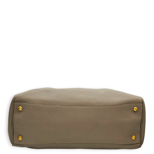 VItello Daino  38cm  Grey Shoulder Bag in Calfskin Gold hardware CL2608-023104 5