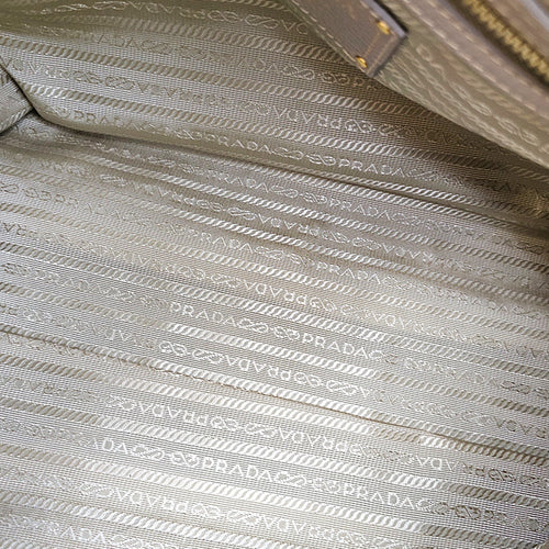 VItello Daino  38cm  Grey Shoulder Bag in Calfskin Gold hardware CL2608-023104 6