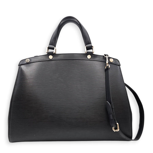 Brea GM Noir Top Handle Bag in Epi Leather Silver hardware CL2608-023105 1