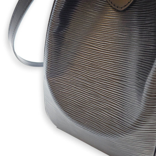 Brea GM Noir Top Handle Bag in Epi Leather Silver hardware CL2608-023105 10