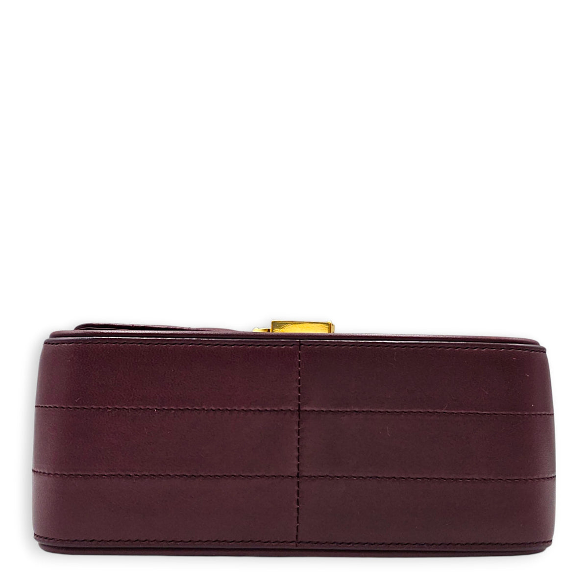 VIcky  Bordeaux Shoulder Bag in Lambskin Gold hardware