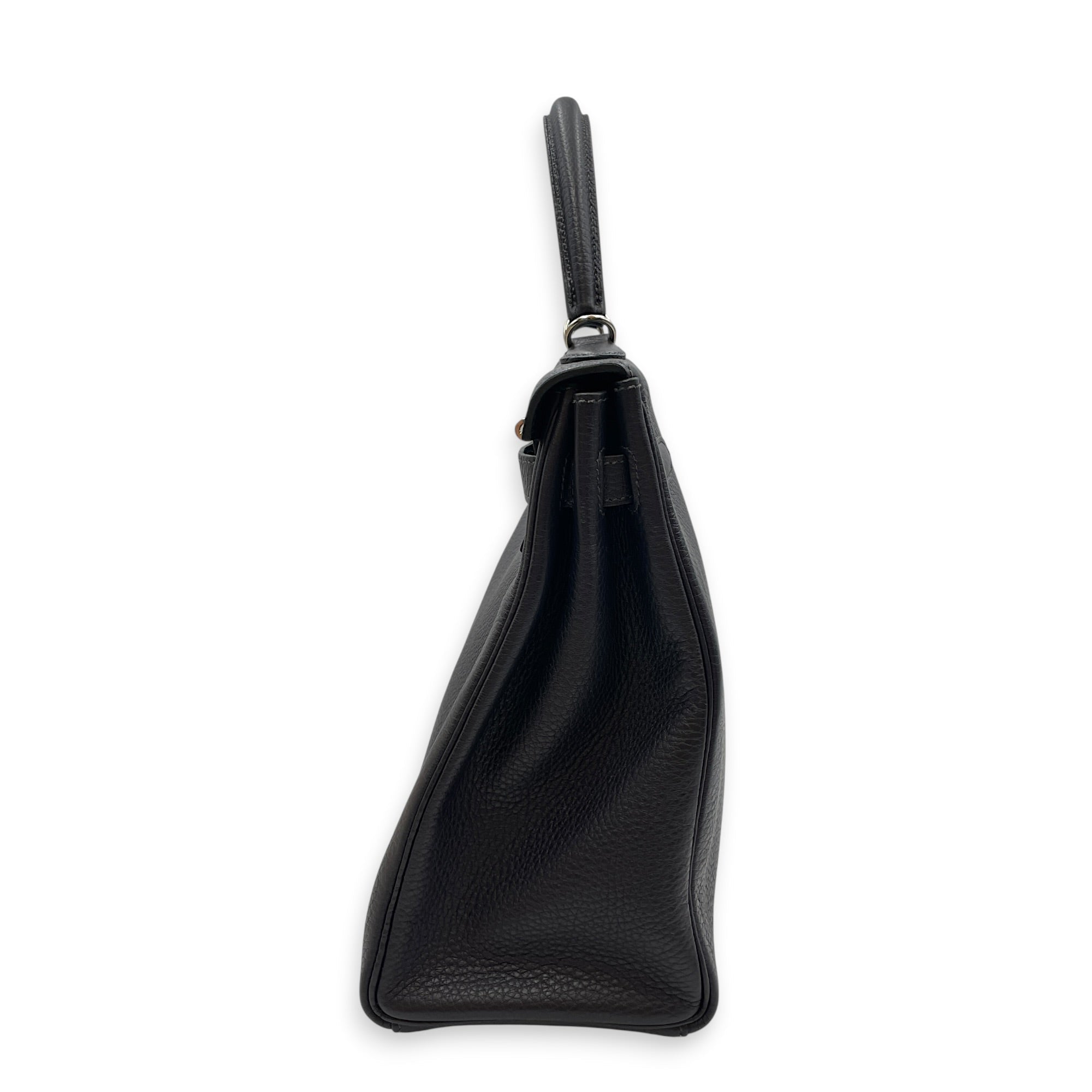 Kelly 35 Blue Indigo in Togo Palladium hardware CL2608-023111 4