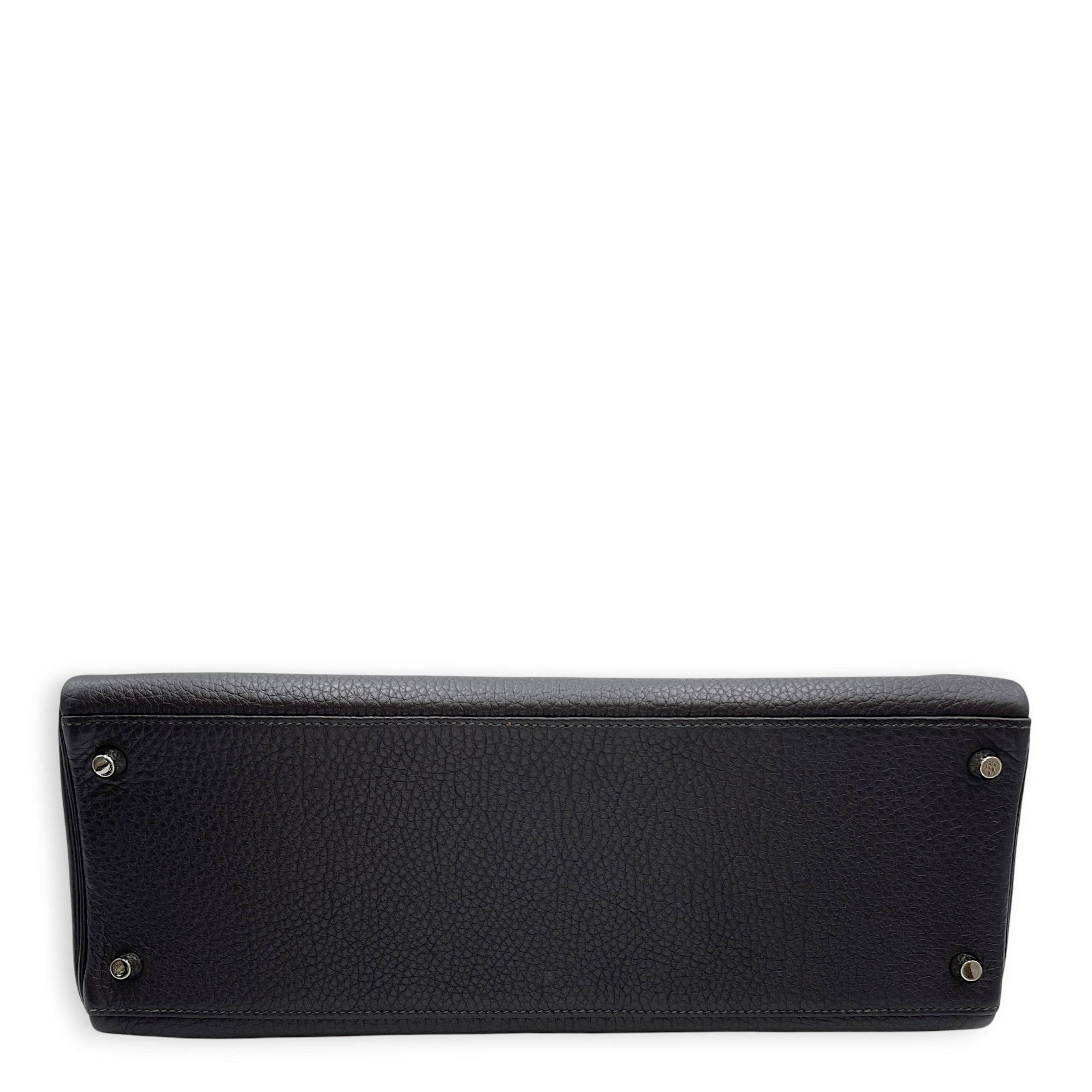 Kelly 35 Blue Indigo in Togo Palladium hardware CL2608-023111 5