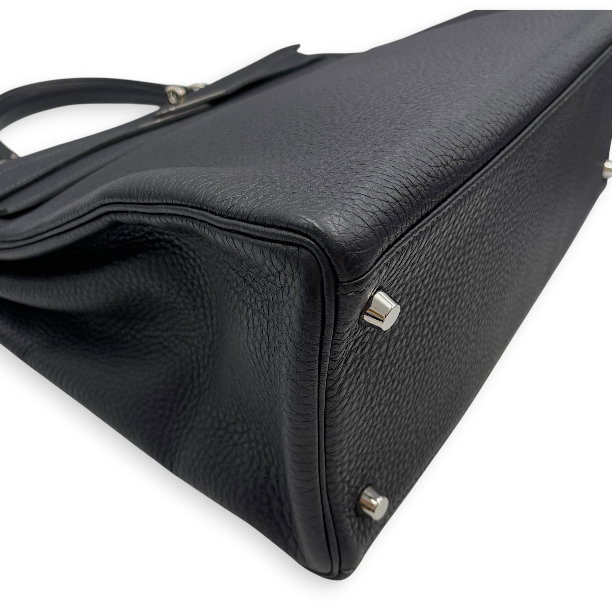Kelly 35 Blue Indigo in Togo Palladium hardware CL2608-023111 7