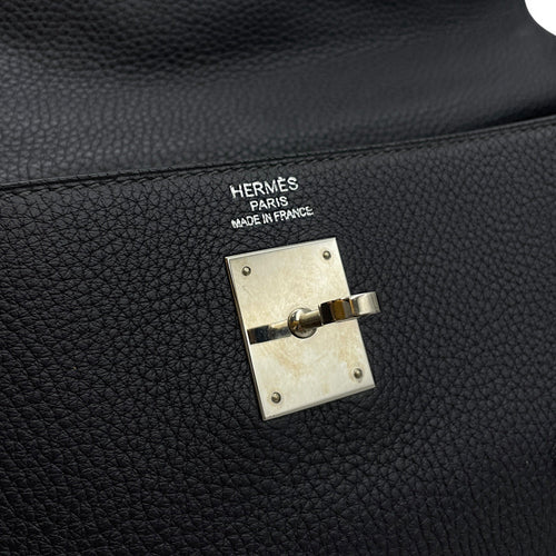 Kelly 35 Blue Indigo in Togo Palladium hardware CL2608-023111 9