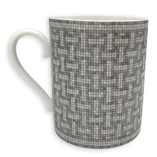 Mosaique Au 24 Platinum Mug  Tableware in Porcelaine