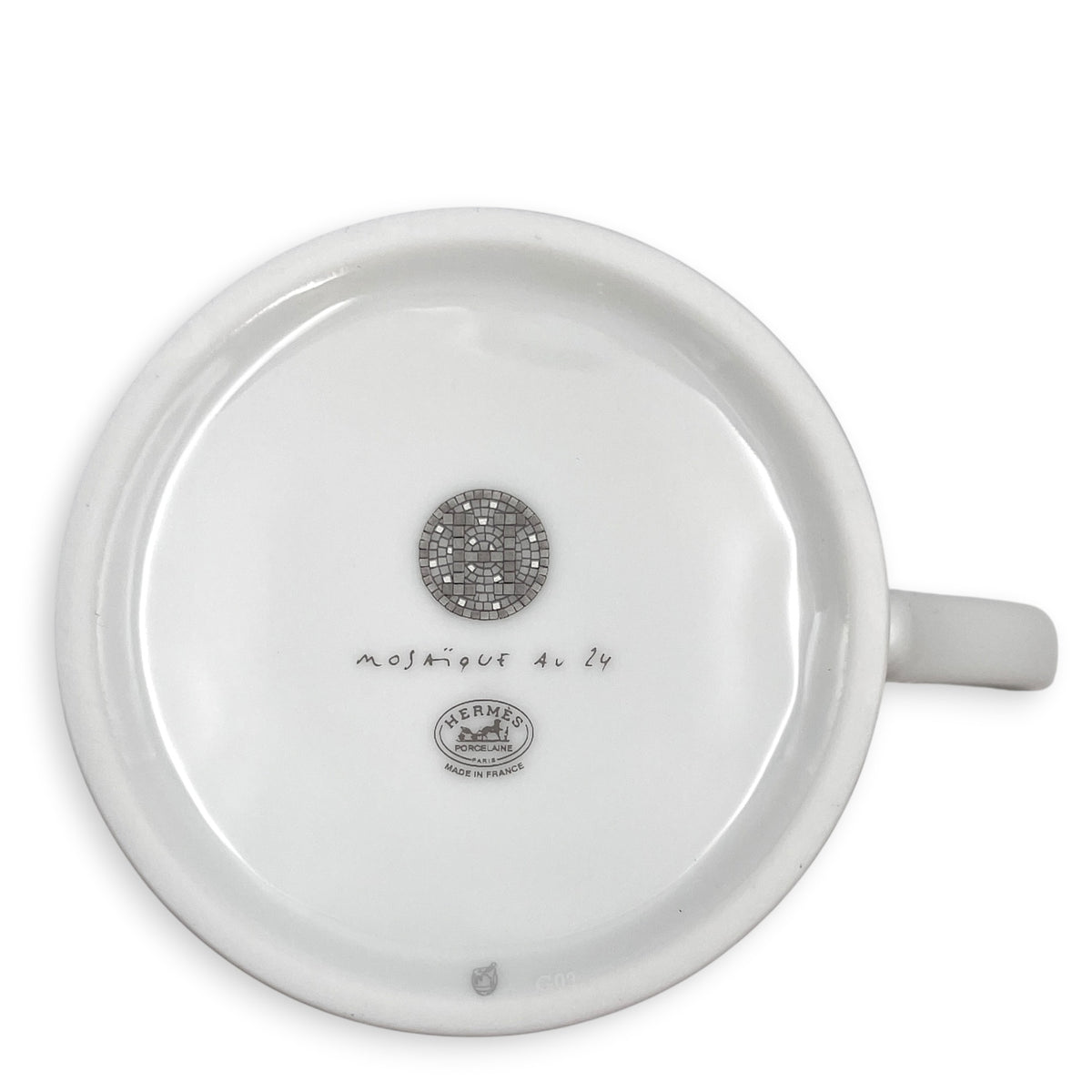 Mosaique Au 24 Platinum Mug  Tableware in Porcelaine