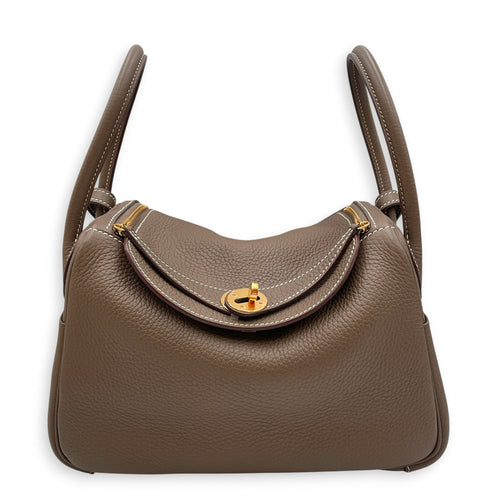 Lindy 26 Etoupe in Clemence Gold hardware CL2608-023121 1