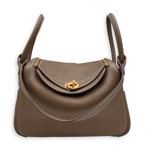 Lindy 26 Etoupe in Clemence Gold hardware CL2608-023121 10