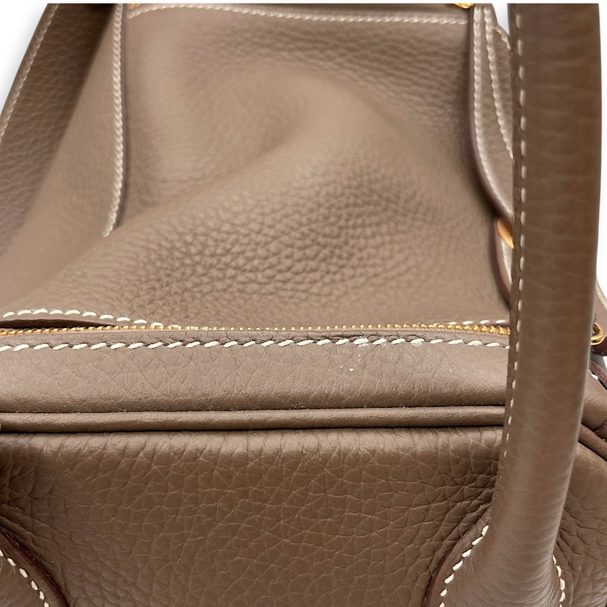 Lindy 26 Etoupe in Clemence Gold hardware CL2608-023121 9