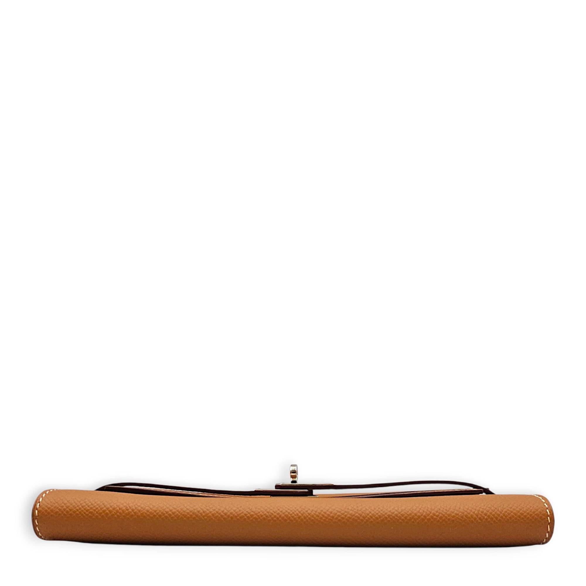Kelly Gold Wallet in Epsom Palladium hardware CL2608-023123 5